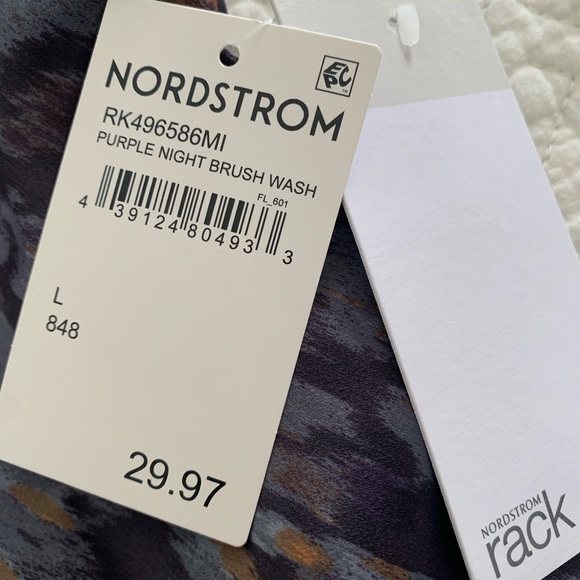 Nordstrom Rack Purple Patterned Maxi Skirt - Picture 3 of 4